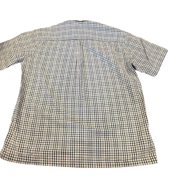 Van Heusen Blue and White Checkered Casual Button Down Shirt - Picture 2 of 4